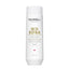 Weiße Flasche Goldwell Dualsenses Rich Repair Restoring Shampoo auf weißem Hintergrund