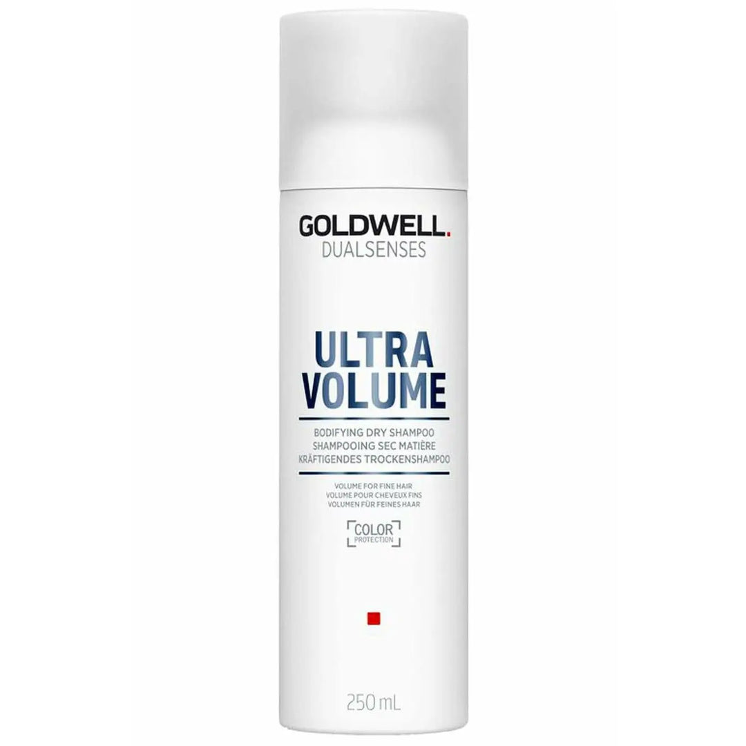 Weißer Trockenshampoo-Flasche von Goldwell Dualsenses Ultra Volume