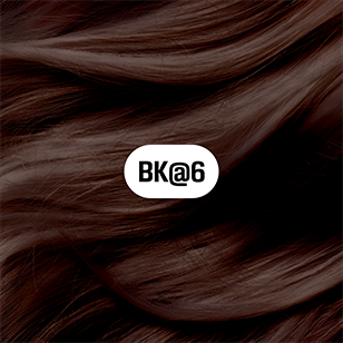 Goldwell Elumen BK@6 – Hersteller-Haarmuster auf Ausgangstonhöhe 6