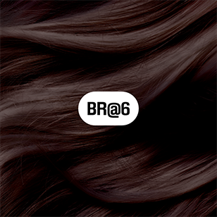 Goldwell Elumen BR@6 – Hersteller-Haarmuster auf Ausgangstonhöhe 6