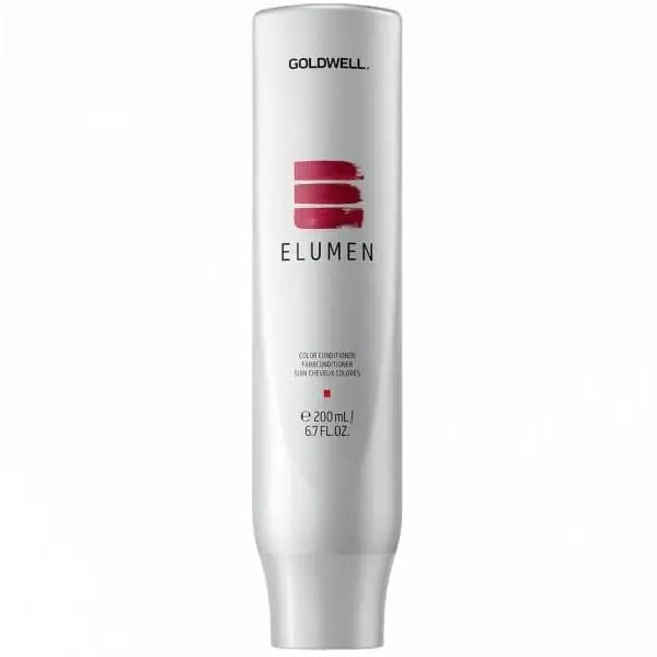 Weißer Goldwell Elumen Haarpflegeflasche für den Goldwell Elumen Color Conditioner
