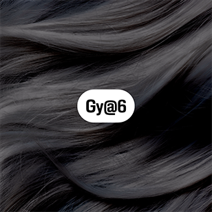 Goldwell Elumen Gy@6 – Hersteller-Haarmuster auf Ausgangstonhöhe 6