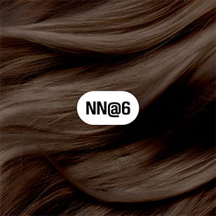 Goldwell Elumen NN@6 – Hersteller-Haarmuster auf Ausgangstonhöhe 6