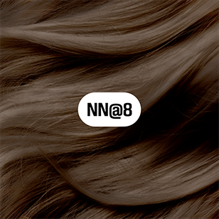 Goldwell Elumen NN@8 – Hersteller-Haarmuster auf Ausgangstonhöhe 8
