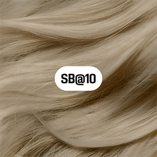Goldwell Elumen SB@10 – Hersteller-Haarmuster auf Ausgangstonhöhe 10