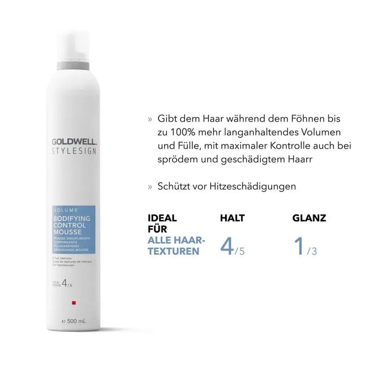 Goldwell Stylesign Volume Bodifying Control Mousse - Haarmousse