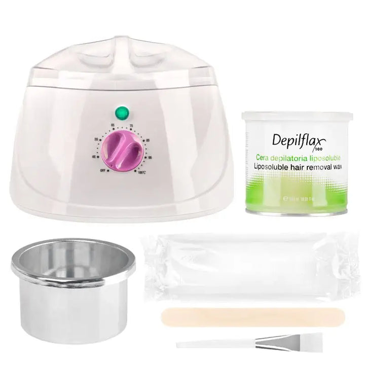 Waxing-Set Katalonien mit Warmgerät für glatte Haut und einfache Anwendung