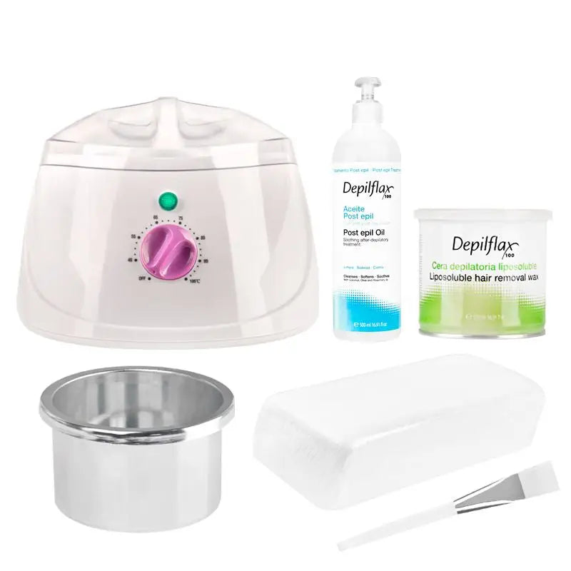 Waxing Kit für Haarentfernung-Set Tulpe in praktischer Verpackung