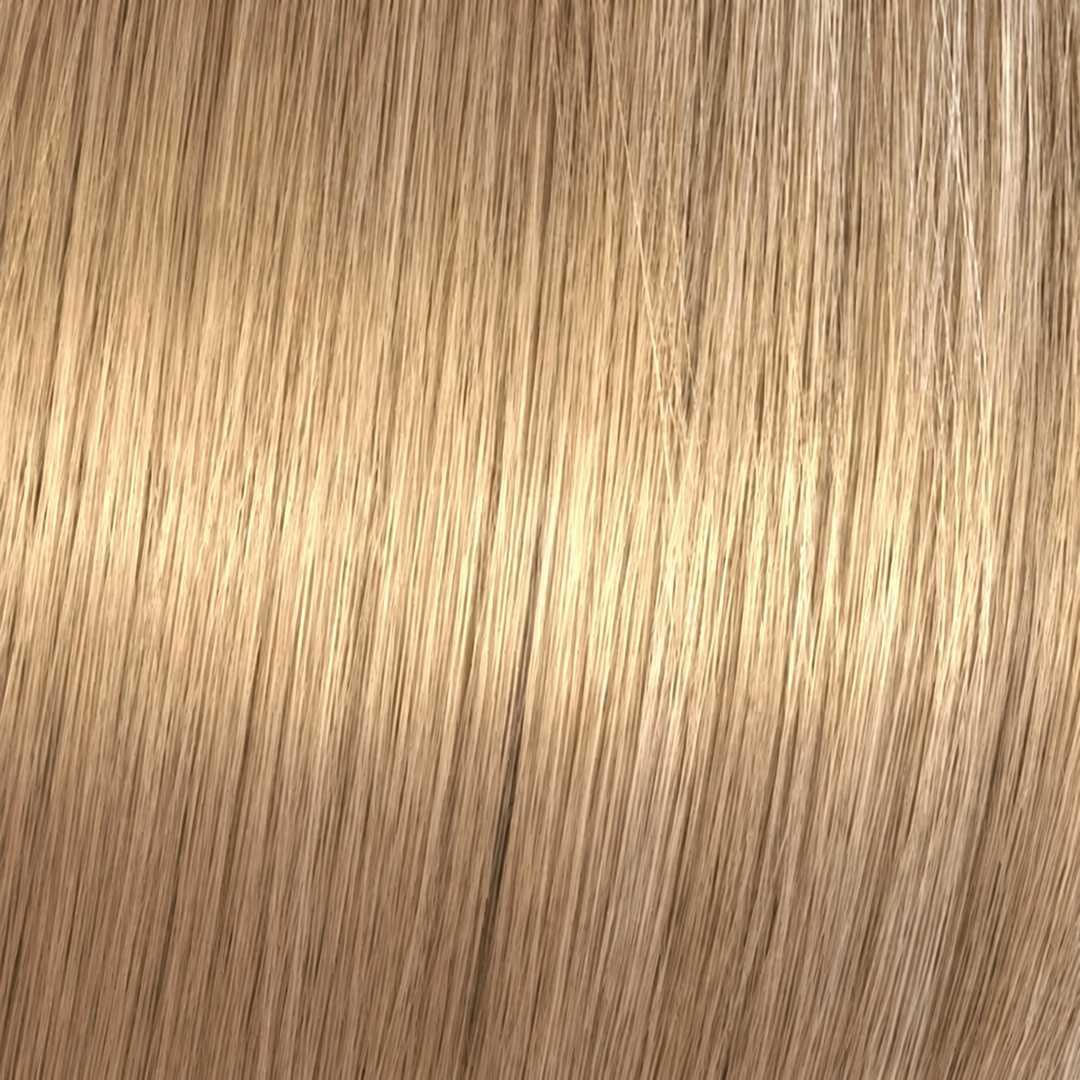 Wella Shinefinity Zero Lift Glaze Demi-Permanente Tönungsglasur - 07/3 Medium Blond Gold - Haarfarbmuster