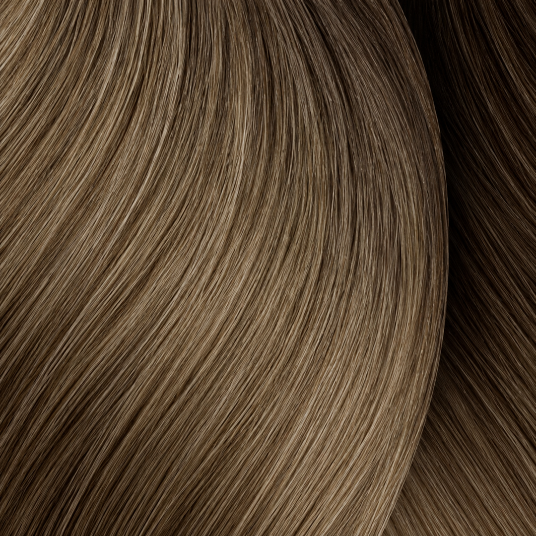 L’Oreal Professionnel Inoa Haarfarbe – 8.12 Hellblond Asch Irisé – Haarfarbmuster