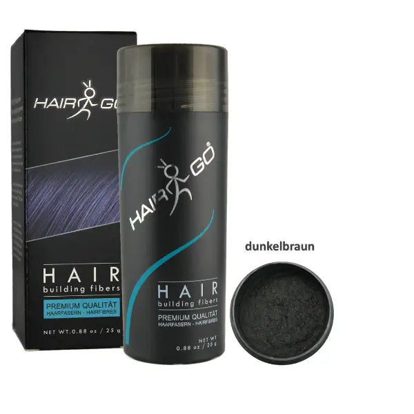 Hair Go Premium Kaschierpuder - Dunkelbraun - Ansatzkaschierpuder