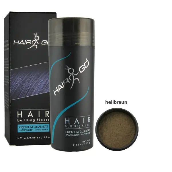 Hair Go Premium Kaschierpuder - Hellbraun - Ansatzkaschierpuder