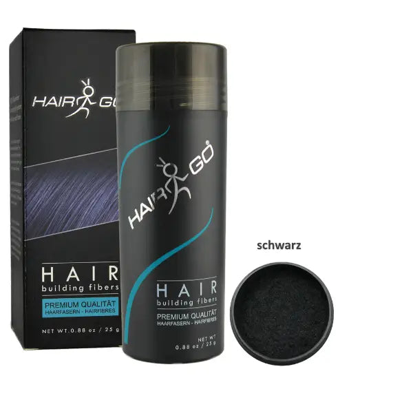 Hair Go Premium Kaschierpuder - Schwarz - Ansatzkaschierpuder