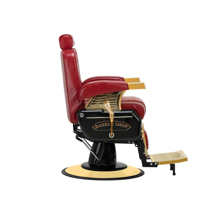 Hair System Barberstuhl MT-91 Rot - Barberstuhl
