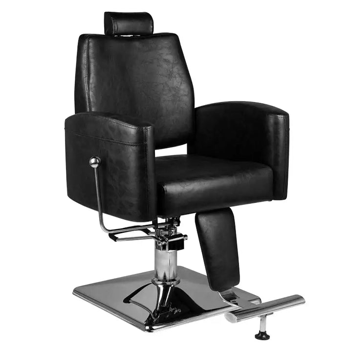 Hair System Barbierstuhl SM184 Schwarz - Friseurstuhl