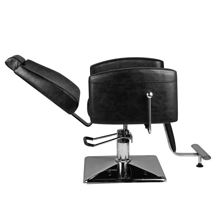 Hair System Barbierstuhl SM184 Schwarz - Friseurstuhl