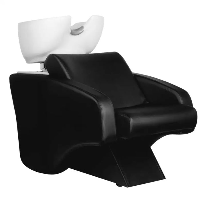Schwarzes Friseursalon Shampoo-Stuhl im Produkt Hair System Friseur-Waschbecken C38