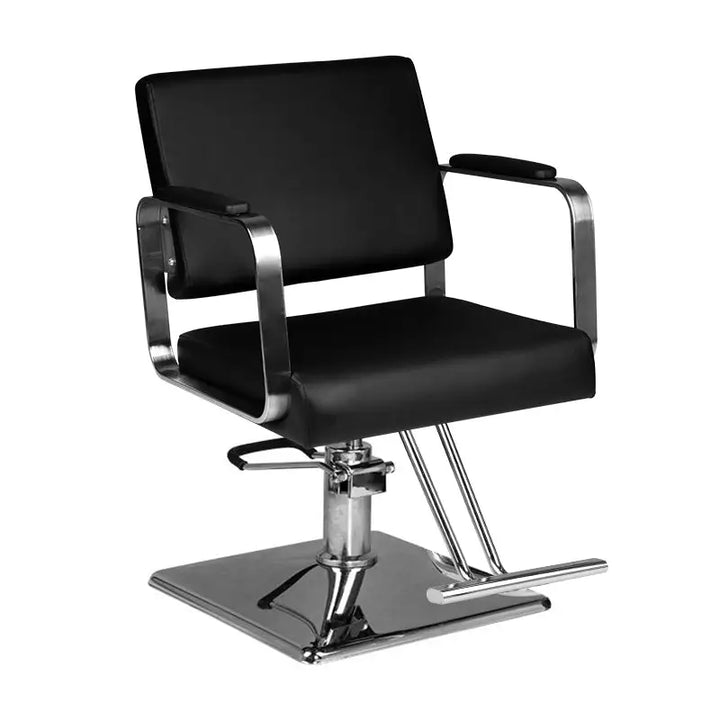 Hair System Friseurstuhl HS202 Schwarz - Friseurstuhl