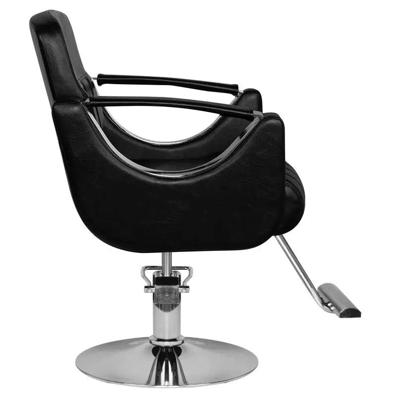 Schwarzer Friseurstuhl Hair System Friseurstuhl HS52 für moderne Salons