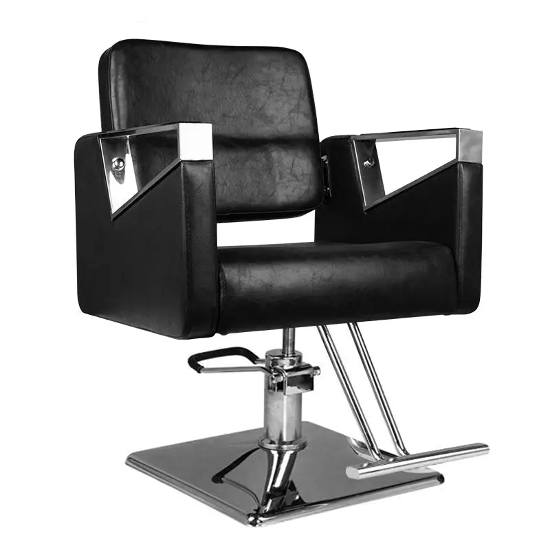 Hair System Friseurstuhl SM343 Schwarz - Friseurstuhl