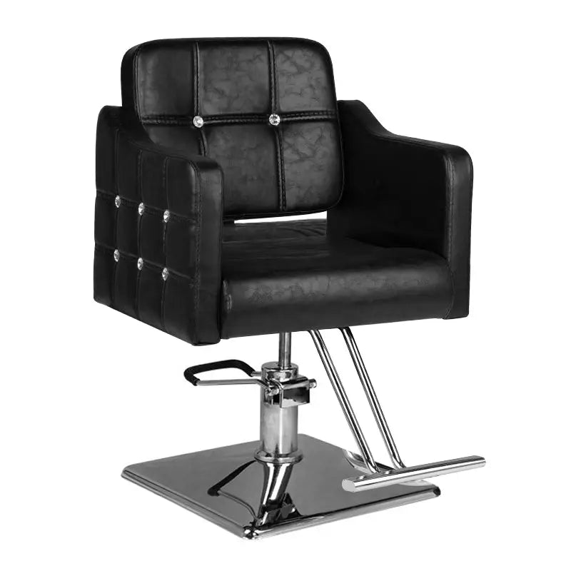 Hair System Friseurstuhl SM362 Schwarz - Friseurstuhl