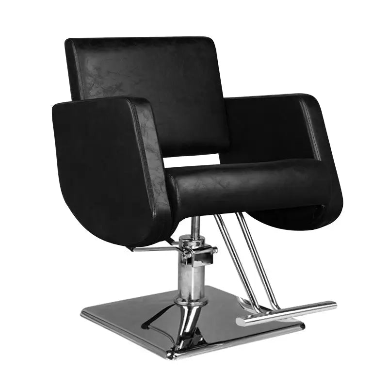 Hair System Friseurstuhl SM376 Schwarz - Friseurstuhl