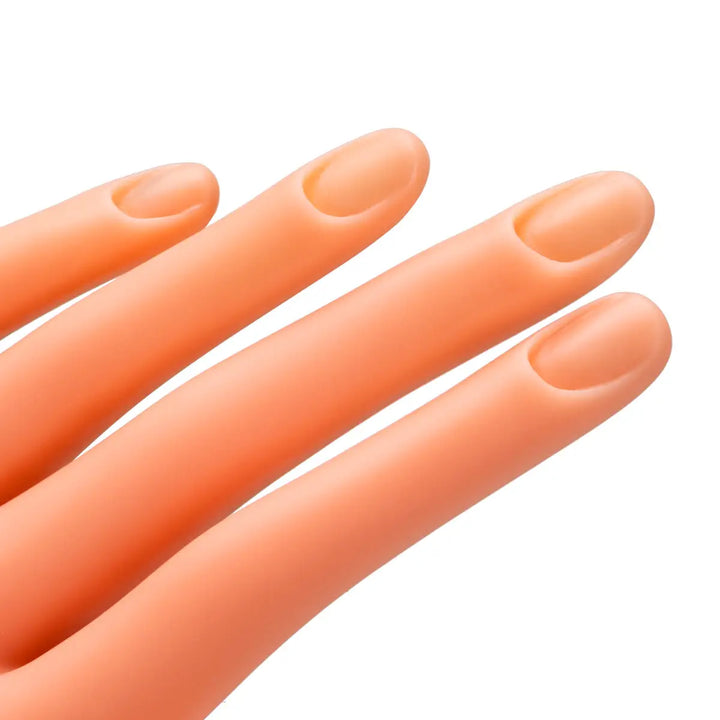 Hand um Erlernen der Maniküre Nägel Tipps 35 - Handmodell