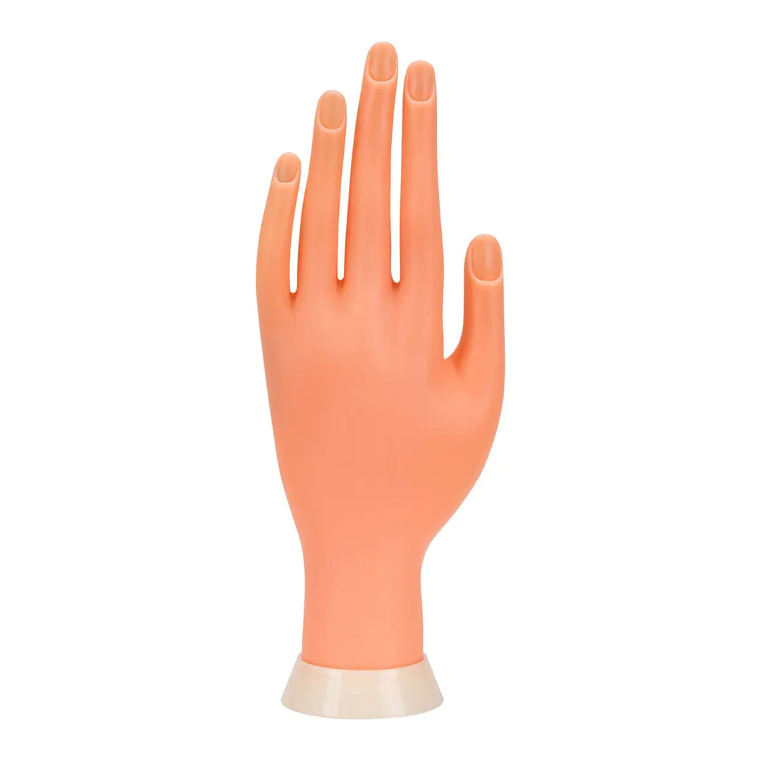 Hand um Erlernen der Maniküre Nägel Tipps 35 - Handmodell