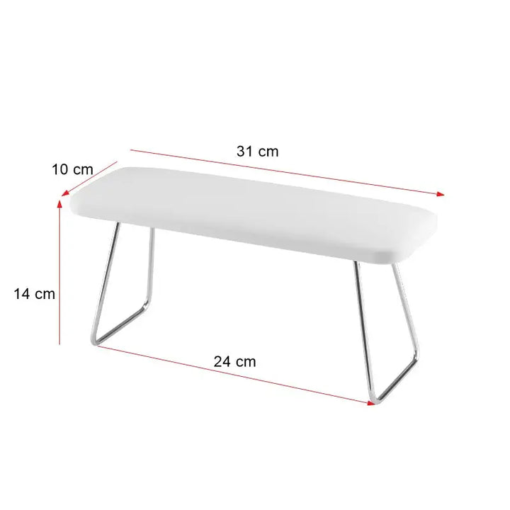 Handauflage für Maniküre 4m weiß - Handauflage