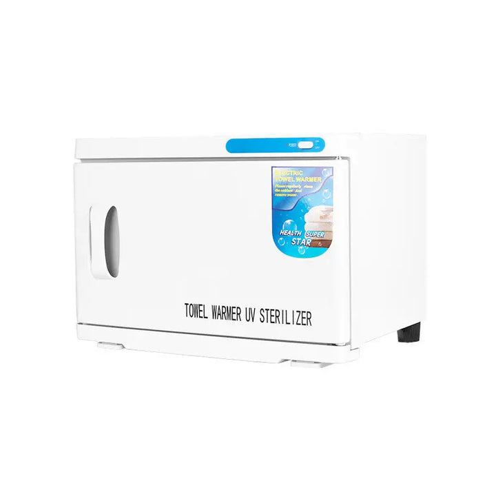 Weißer Handtuchwärmer mit UV-C-Sterilisator 16 L für hygienische Trocknung