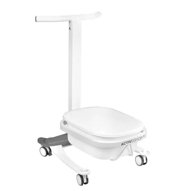 Weiße rollende medizinische Rolle für Komfort und Mobilität in der Fußbadewanne