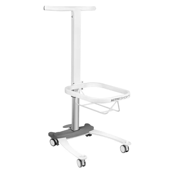 Rollbarer weißer und grauer medizinischer Wagen für Komfort-Pedikürebadewanne