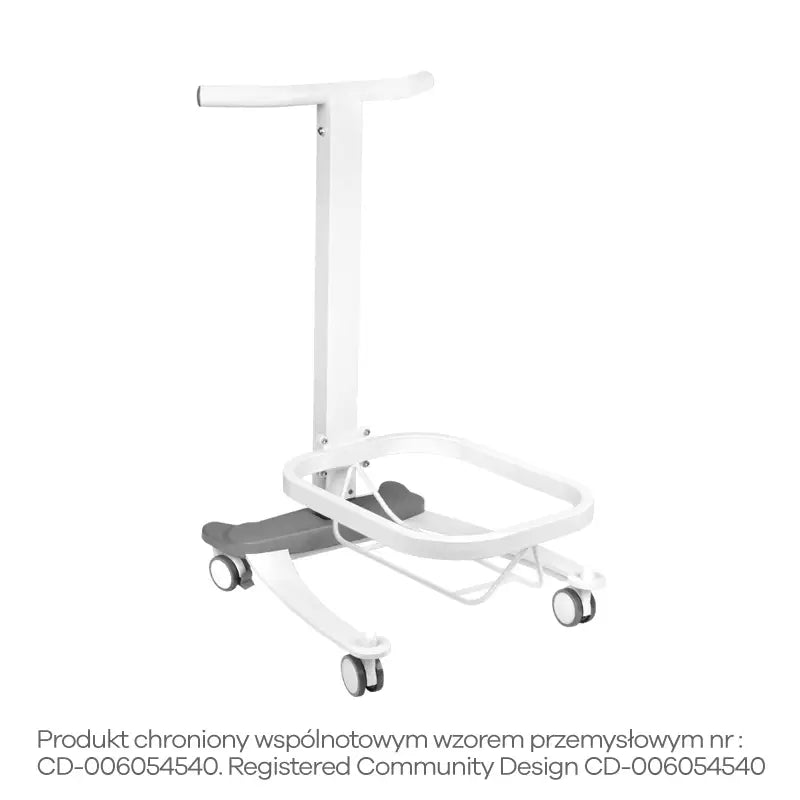 Weiße rollende Medizin-Cart für Höheneinstellbare Fußbadewanne für Pediküre Comfort