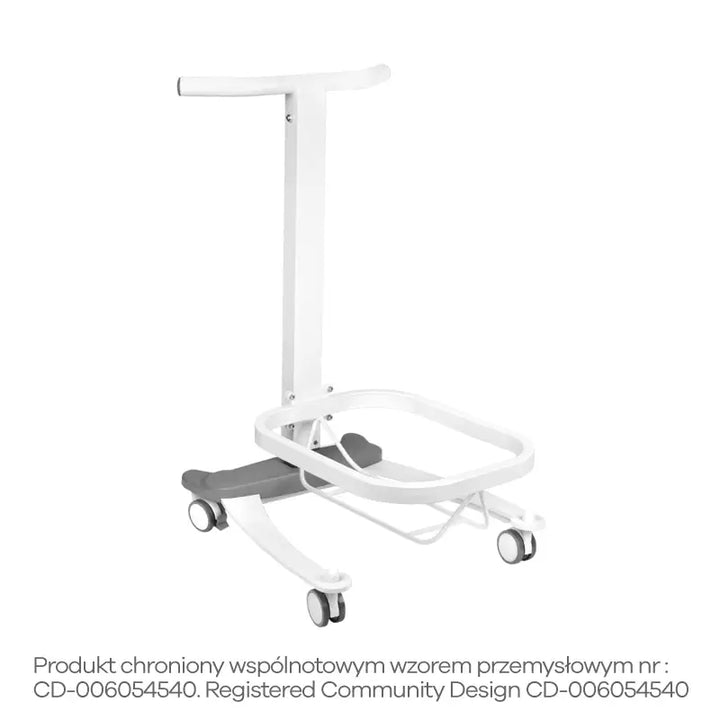 Weiße rollende Medizin-Cart für Höheneinstellbare Fußbadewanne für Pediküre Comfort