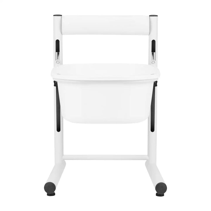 Weiße Commode Stuhl für die Höhenverstellbare Fussbadewanne Für Pediküre