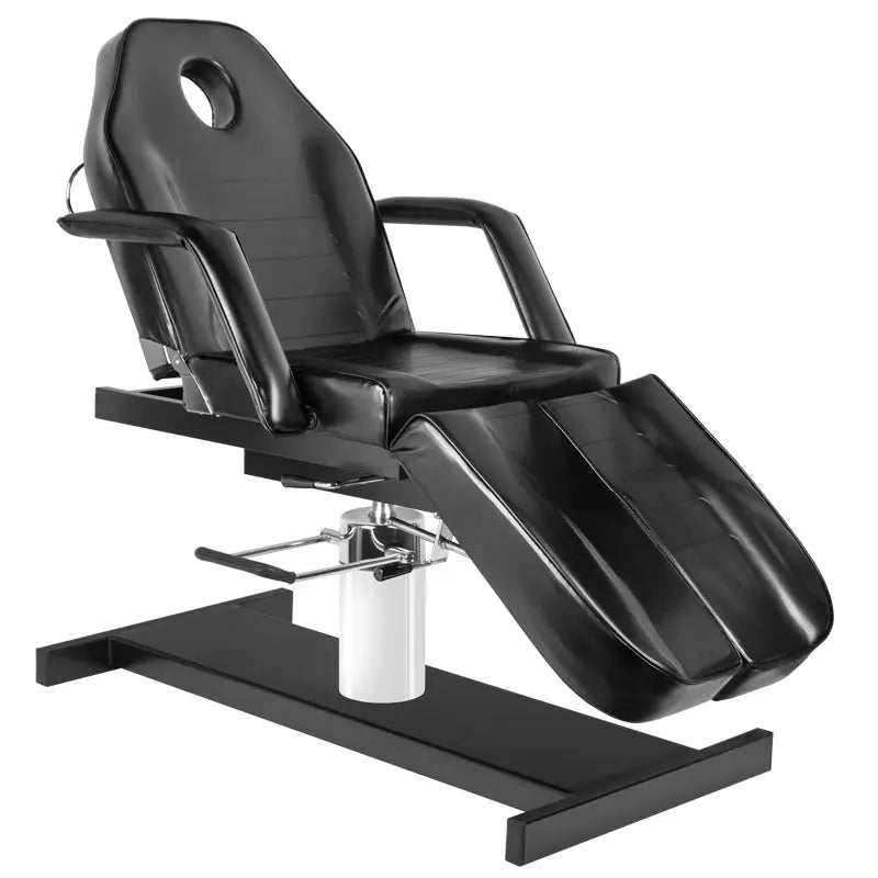 Schwarze verstellbare Hydraulische Kosmetikliege A 210C Pedi für Behandlungen