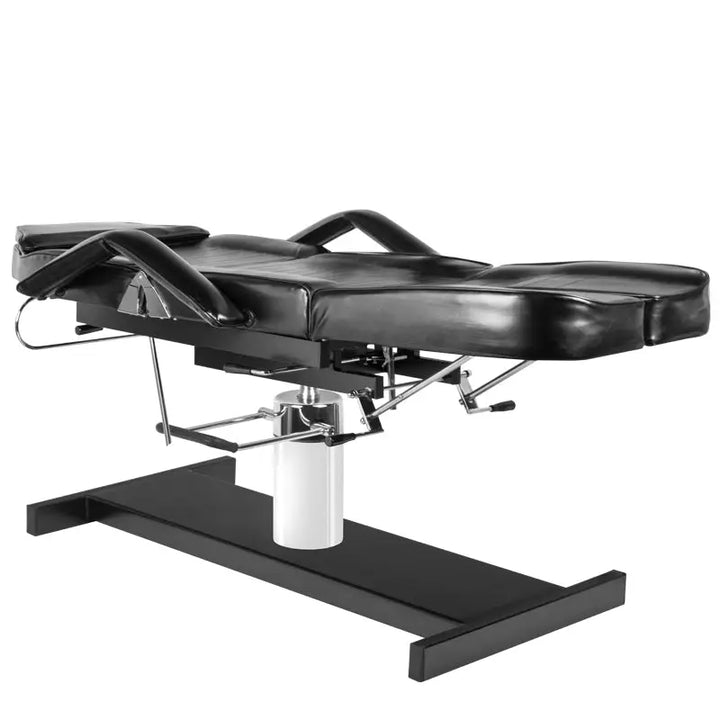 Schwarze hydraulische Kosmetikliege A 210C Pedi mit verstellbarer Massagefläche
