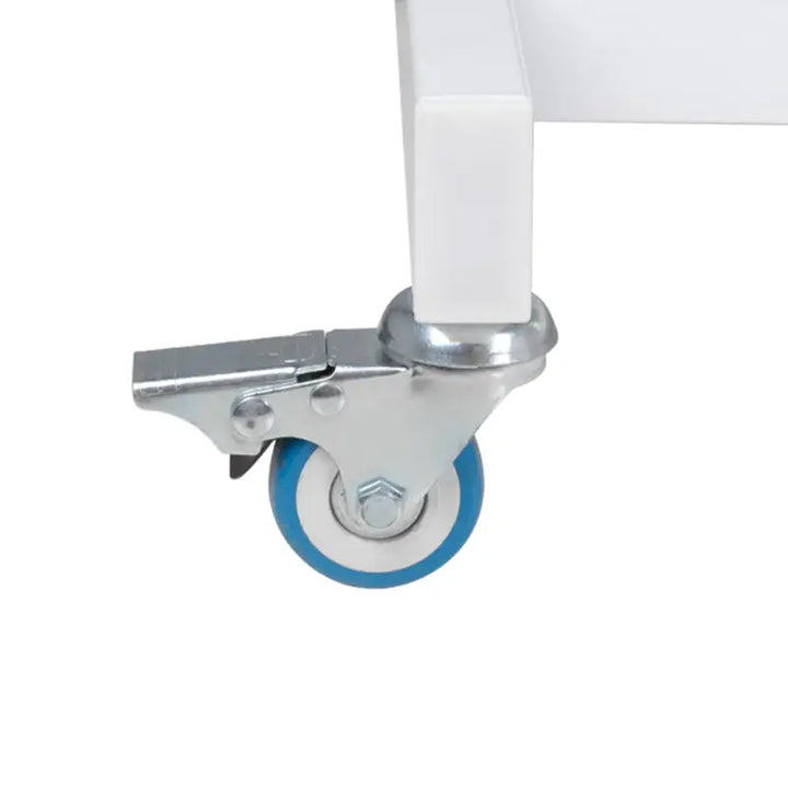 Hydraulische Kosmetikliege Basic 210 Weiß Mit Rollen - Kosmetikliege