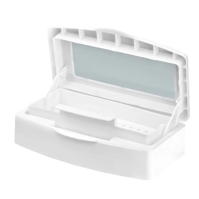 Offener weißer Kunststoff-Storage-Box für Instrumentensterilisator Weiß