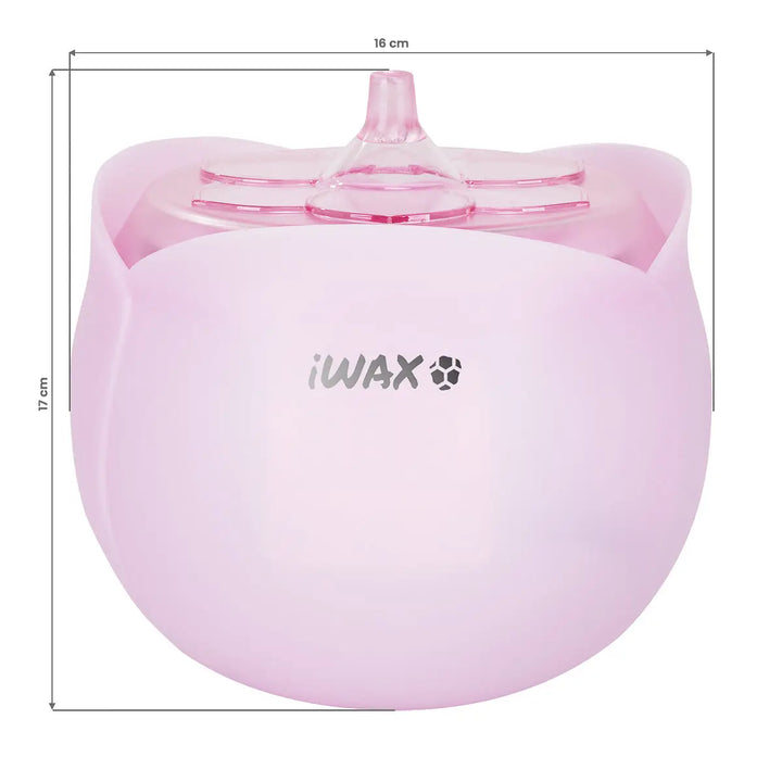 iWax Flower Wachserhitzer rosa - Wachs-Heizgerät