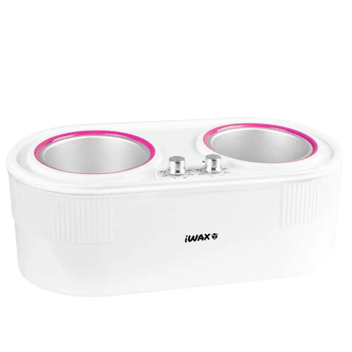 Weiße Doppelwachs-Heißgerät für professionelle Haarentfernung, 2in1 400ml+800ml
