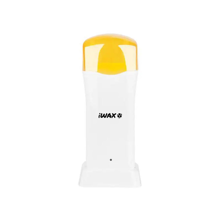 Weiße und gelbe Wachserwärmer für Wachsroll-on im IWax Wachs-Heizgerät roll-on One 40w