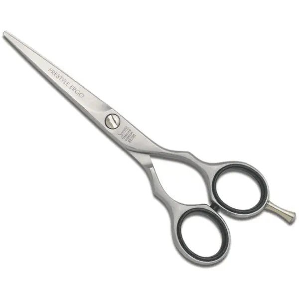 Silberfarbene ergonomische Haarschneidescherens Jaguar Friseurschere Ergo