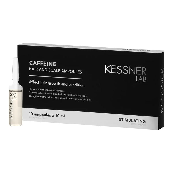 Kessner Glätteisen Set und Kessner Lab Koffein Ampullen - Haar Glätteisen