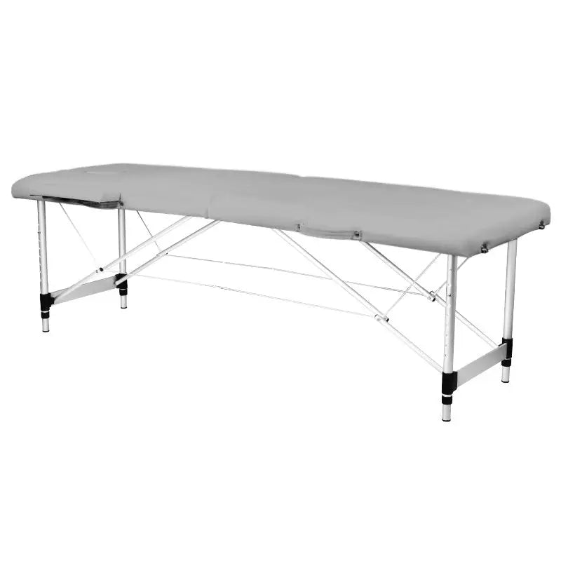 Klapp-Massageliege Alu Komfort 2-teilig Grau - Massageliege