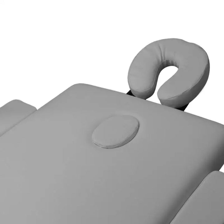 Klapp-Massageliege Alu Komfort 3-teilig Grau - Massageliege