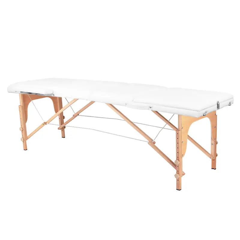 Klapp-Massageliege Komfort 3-teilig Weiß - Massageliege