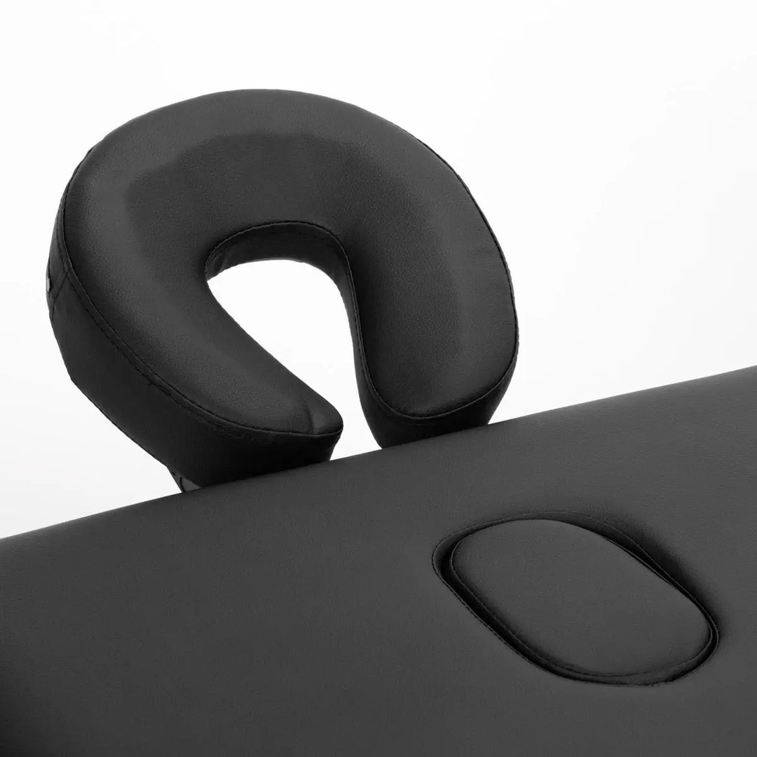 Klapp-Massageliege Komfort LUX 190X70 2-teilig Schwarz - Massageliege