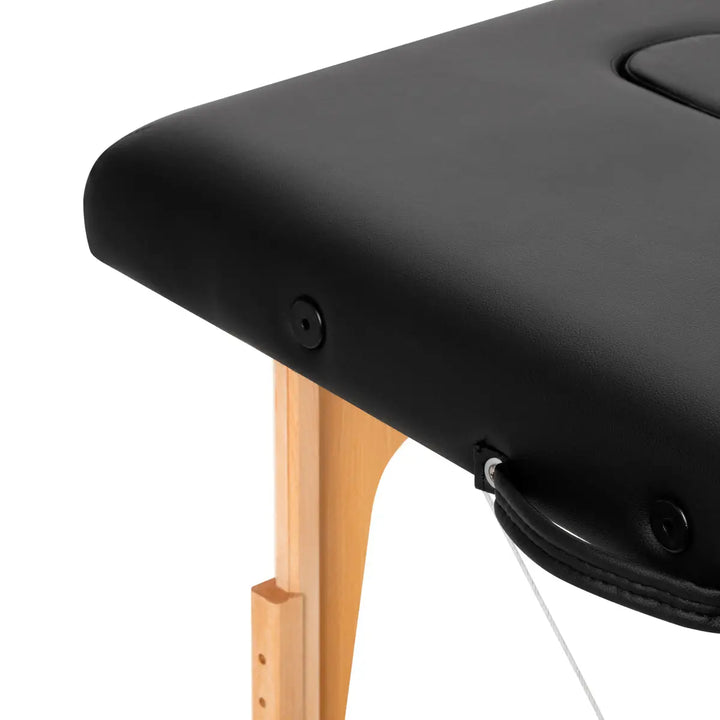 Klapp-Massageliege Komfort LUX 190X70 2-teilig Schwarz - Massageliege