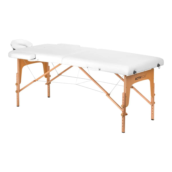 Klapp-Massageliege Komfort LUX 190X70 2-teilig Weiß - Massageliege